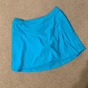 NWOT Turquoise swim skirt